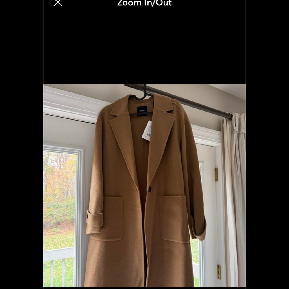 Theory One Button Wool Cashmere Coat
Buckwheat